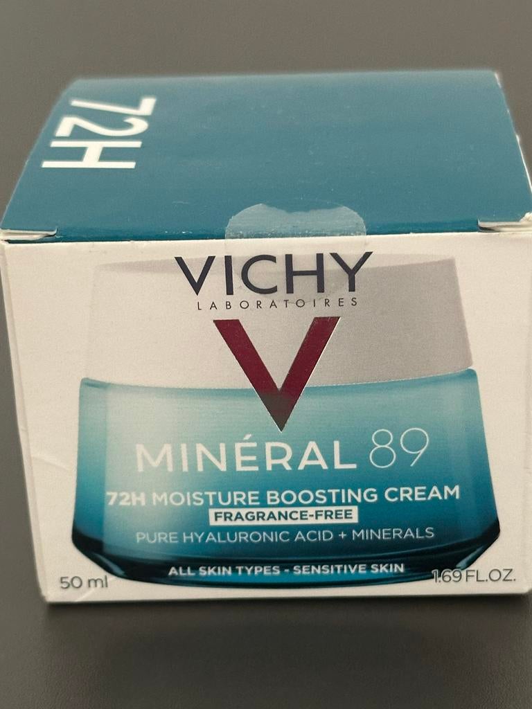 Vichy Minéral 89 72H Hydraterende Crème - Nieuw, Ophalen of Verzenden, Nieuw, Gehele gezicht, Verzorging