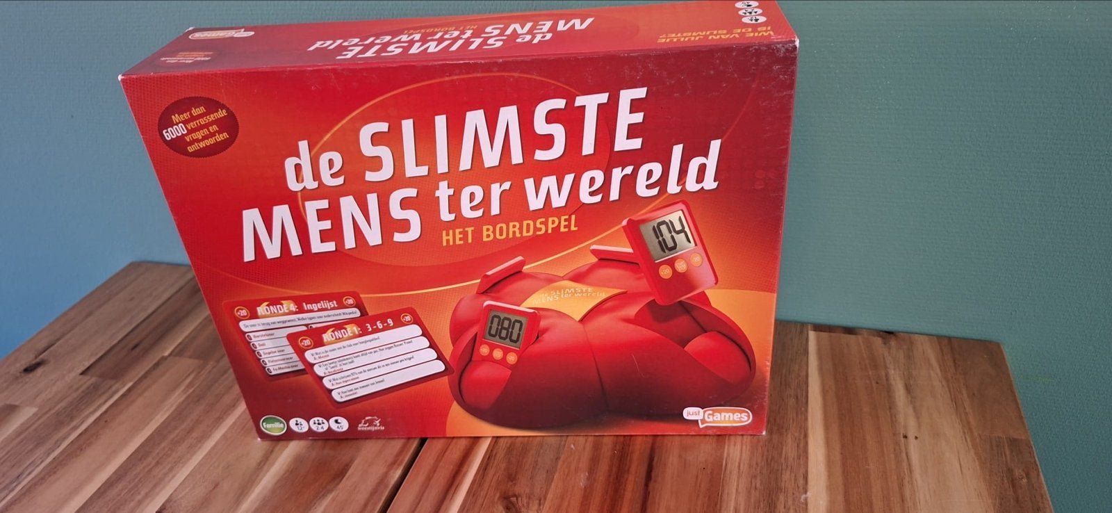 De Slimste Mens ter Wereld - Het Bordspel, Drie of vier spelers, Ophalen, Zo goed als nieuw