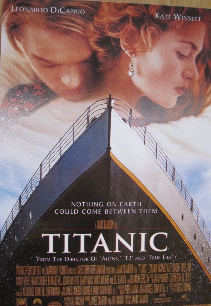 nieuwe kaart van de poster van de film Titanic, Verzamelen, Verzenden, 1980 tot heden, Ongelopen, Overige thema's