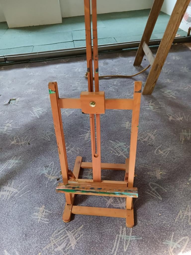 Klein schildersezel 83/28.5, Hobby en Vrije tijd, Schilderen, Ophalen, Gebruikt, Ezel
