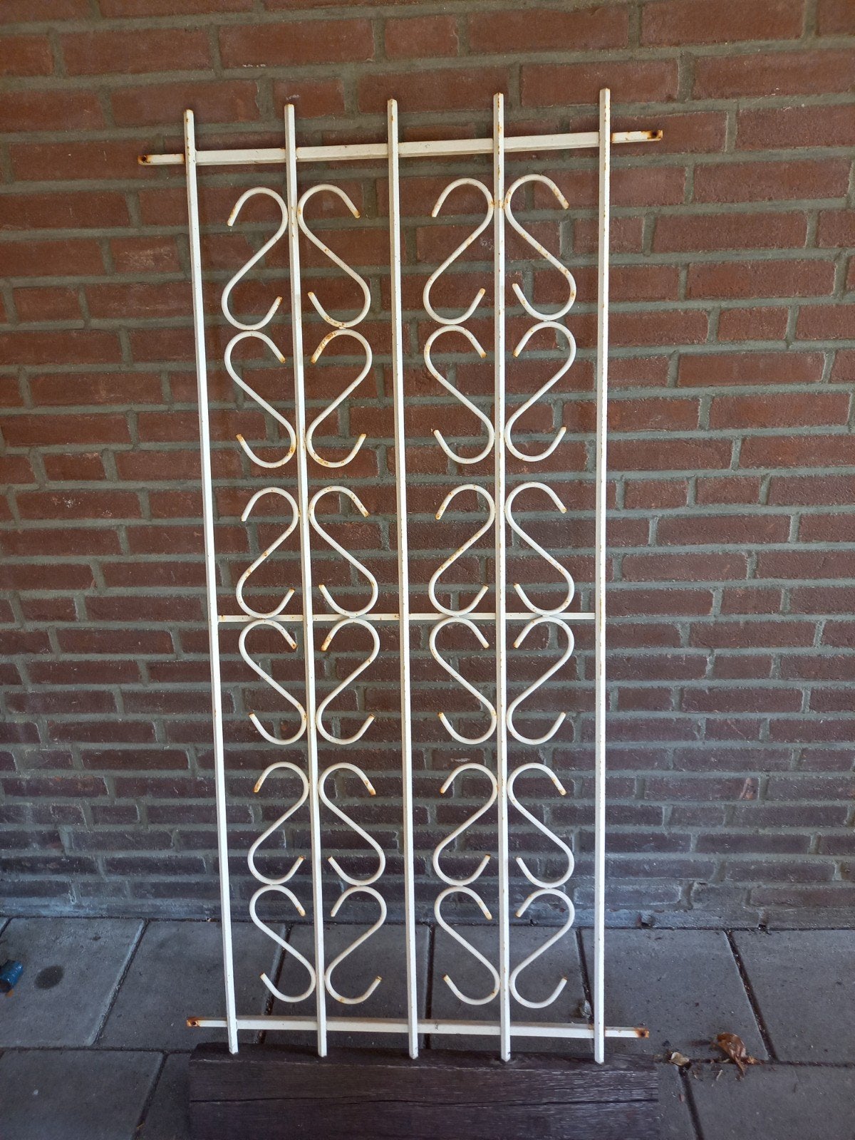 Decoratief smeedijzeren hekwerk / sierhek, Ophalen