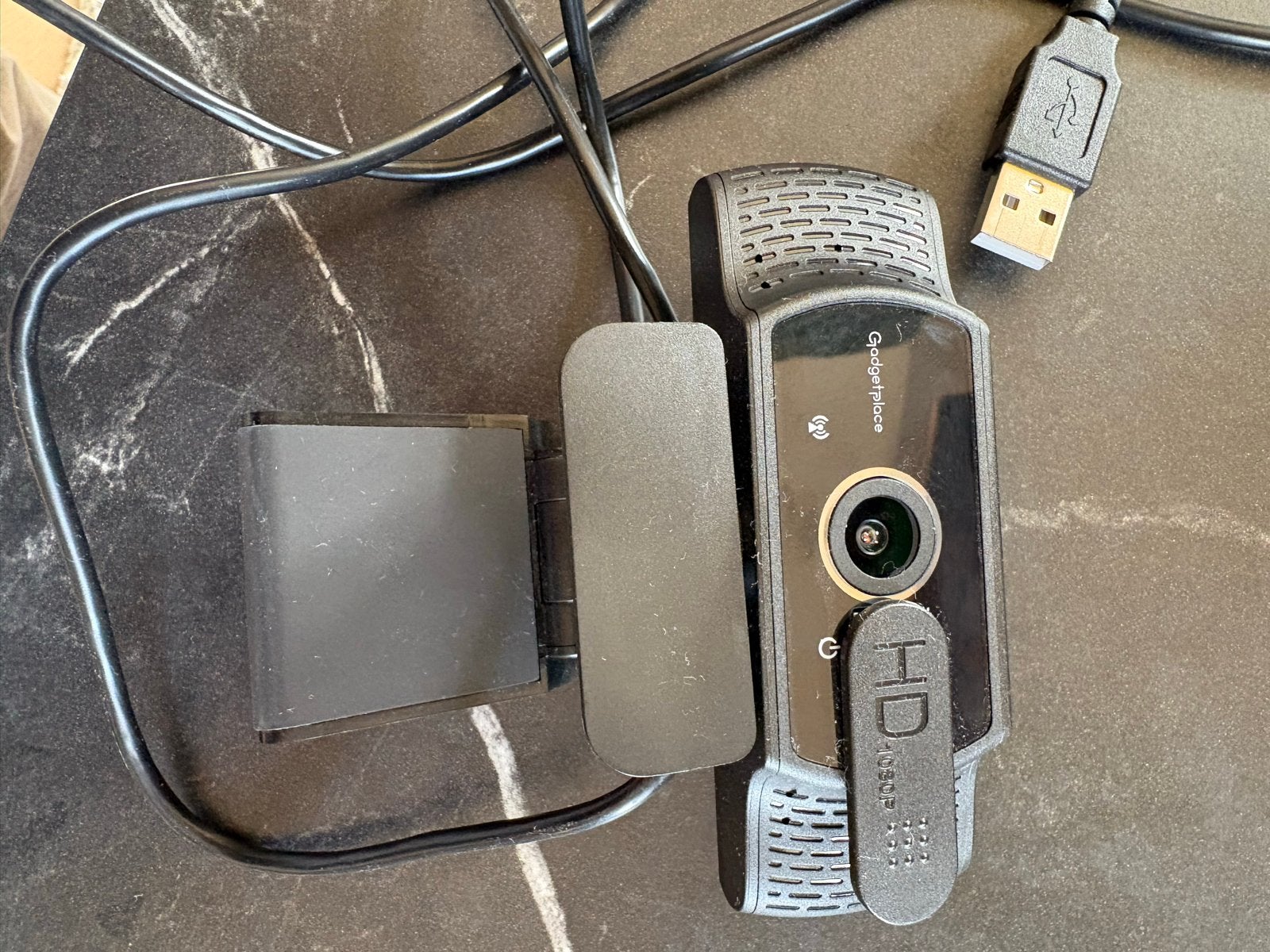Gadgetplace HD Webcam - Perfect voor videobellen, Computers en Software, Ophalen of Verzenden, Zo goed als nieuw, Windows, Monitorclip