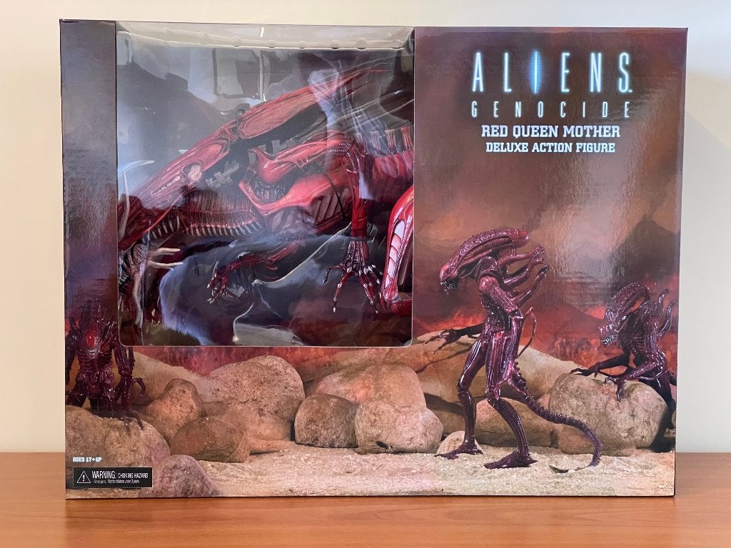 NECA Aliens Genocide Red Queen Mother deluxe action figure, Ophalen of Verzenden, Nieuw, Film, Beeldje, Replica of Model