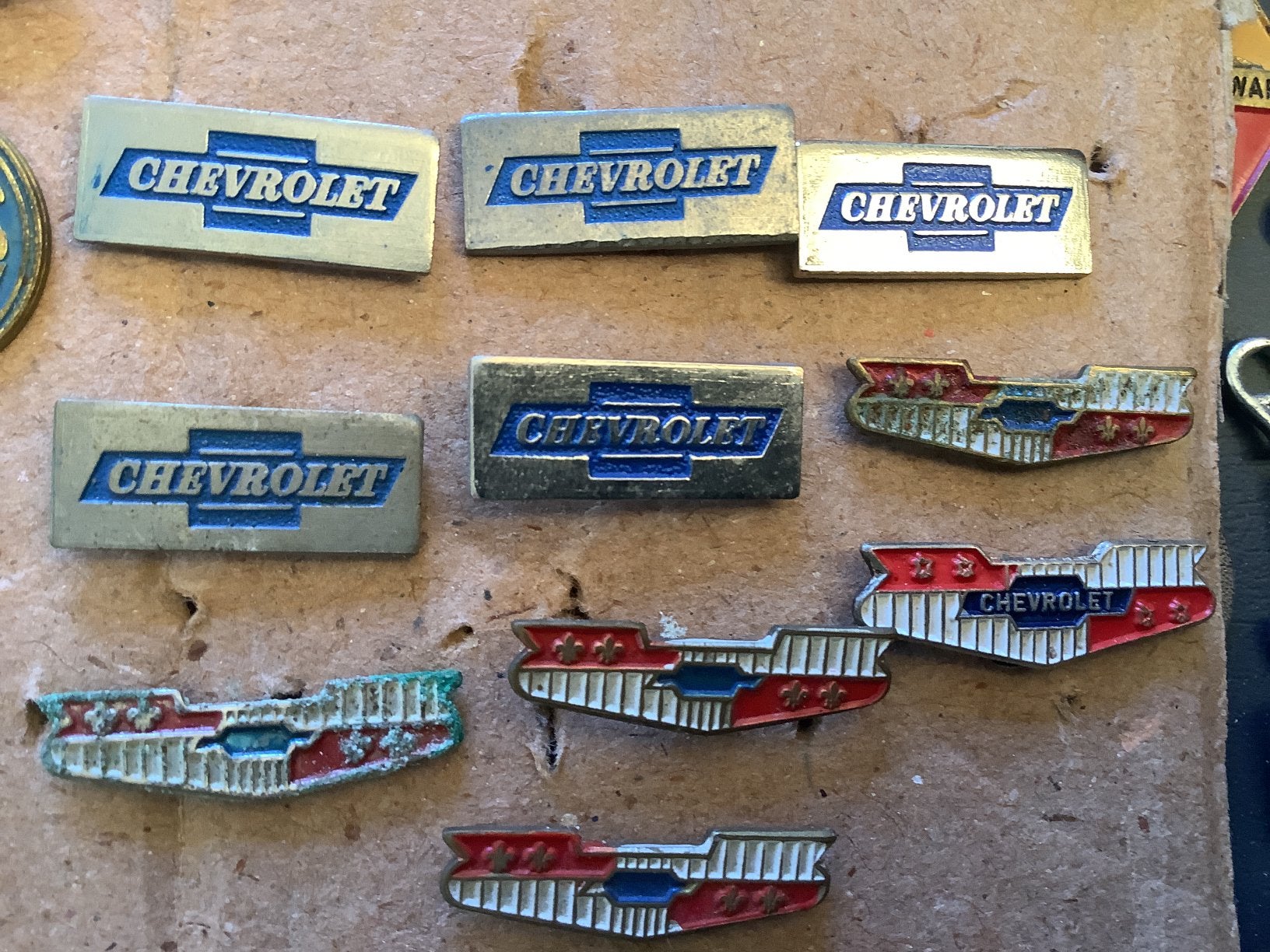 10 speldjes Chevrolet, Ophalen of Verzenden, Gebruikt, Overige onderwerpen