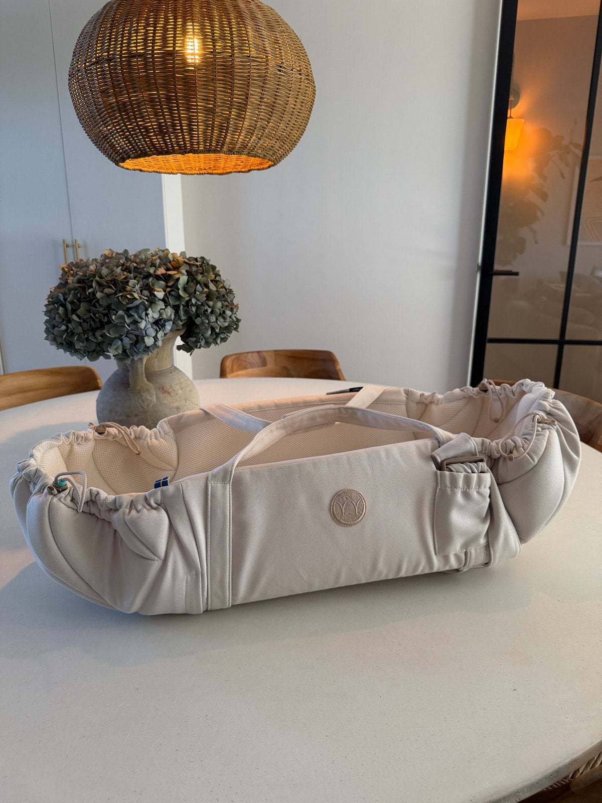 Najell SleepCarrier - beige, Kinderen en Baby's, Nieuw, Buik, Rug of Zij, Draagzak, Ophalen