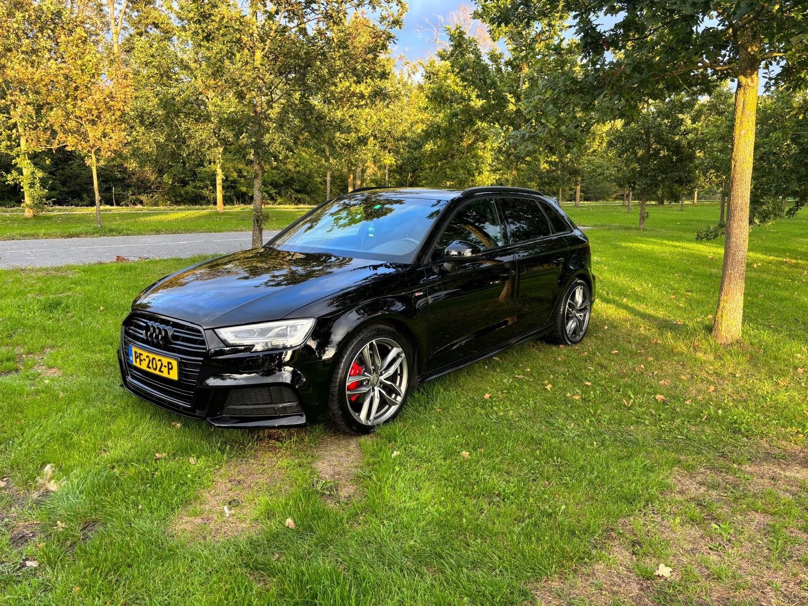 Audi A3 Sportback 1.0 TFSI Sport S Line Edition, Auto's, Gebruikt, Euro 6, Zwart, Origineel Nederlands
