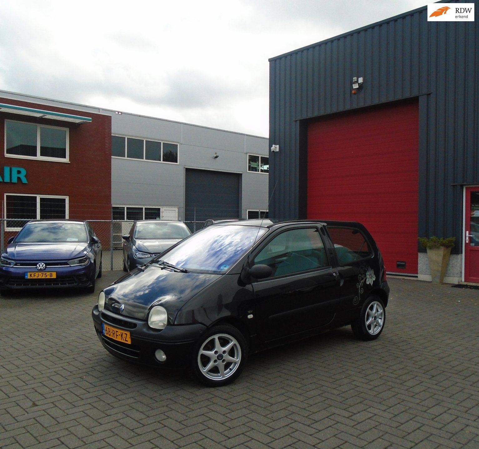Renault Twingo 1.2-16V Lazuli, Auto's, Voorwielaandrijving, 4 cilinders, 4 stoelen, Zwart