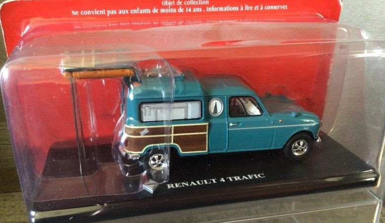Renault 4 camper Altra uit film Trafic 1971 1:43 in blister., Ophalen of Verzenden, Nieuw, Auto, Overige merken