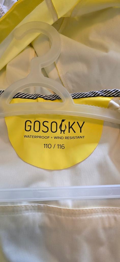 Gosoaky regenjas geel maat 110-116, Kinderen en Baby's, Jongen of Meisje, Ophalen of Verzenden, Zo goed als nieuw, Gosoaky