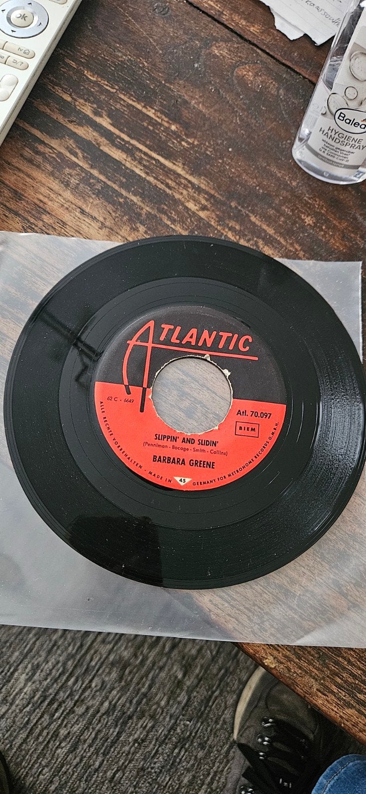 Barbara Greene-Slippin and slidin-Long tall sally RnB rocker, Gebruikt, 7 inch, Ophalen of Verzenden, R&B en Soul
