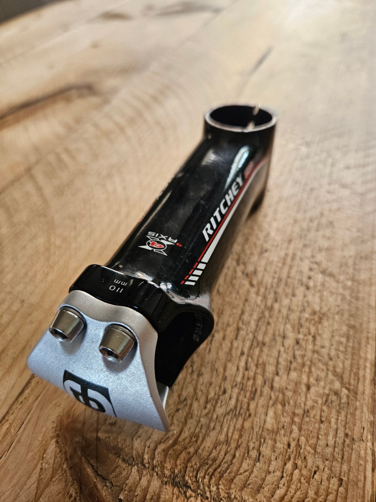 Ritchey pro 4-Axis Stuurpen 110mm wet black, Fietsen en Brommers, Fietsonderdelen, Racefiets, Stuur, Zo goed als nieuw, Aluminium
