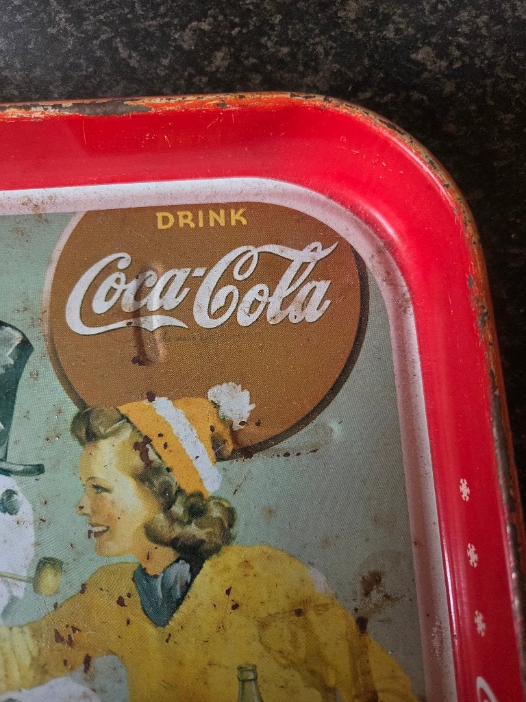 Coca cola oude dienblad, Ophalen of Verzenden