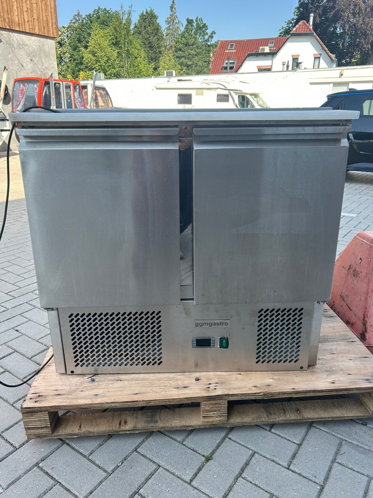 Rvs werktafel met koeling, Ophalen, RVS Meubilair