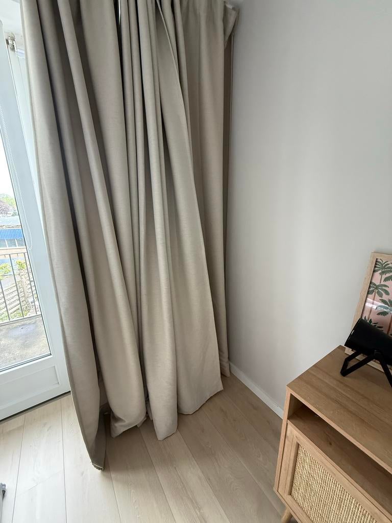 IKEA Verduisterende Gordijnen Beige - 6 Stuks, Huis en Inrichting, Stoffering | Gordijnen en Lamellen, Ophalen, 100 tot 150 cm
