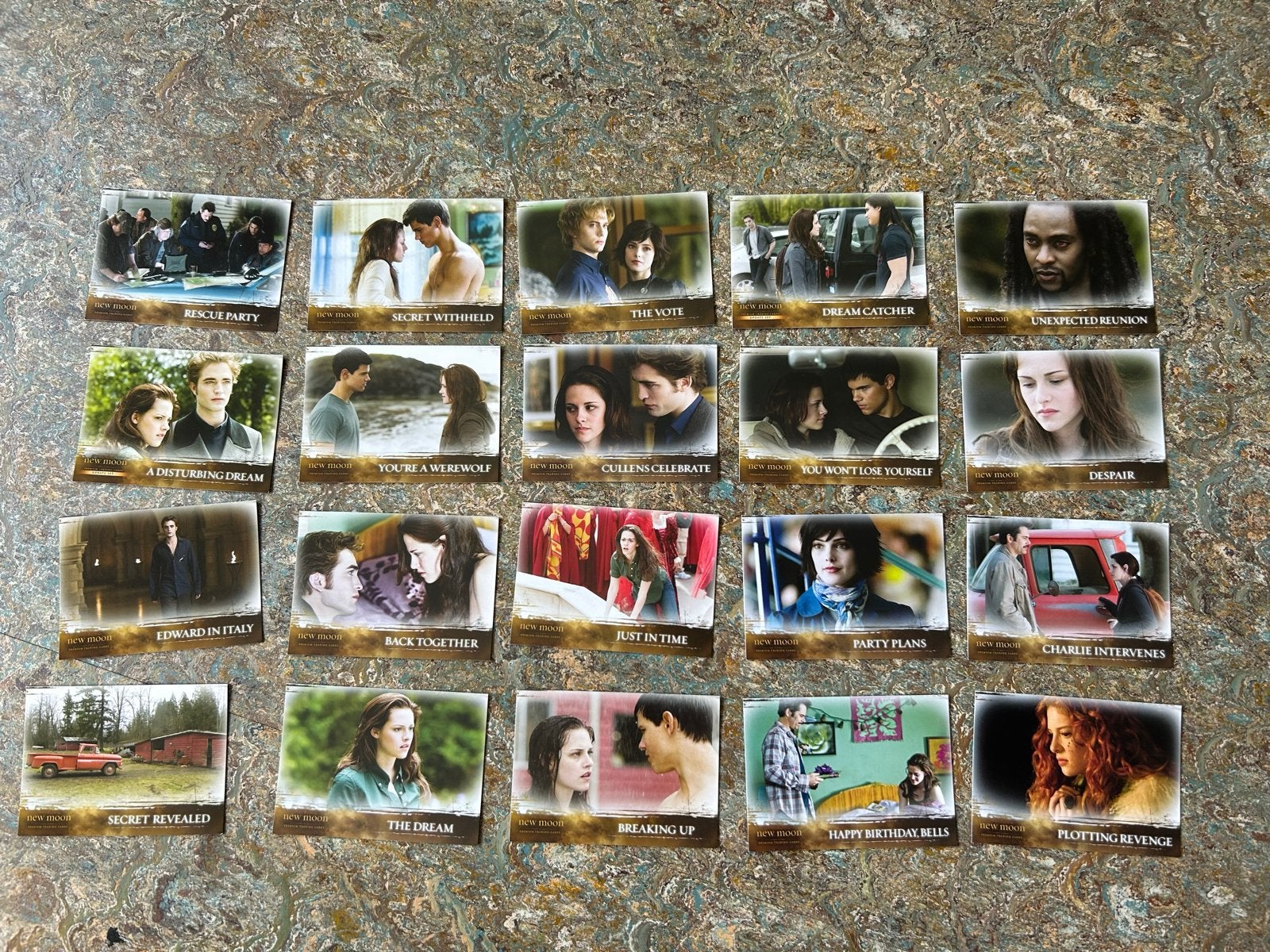 Twilight New Moon Trading Cards - Set van 43, Ophalen of Verzenden, Zo goed als nieuw, Meerdere kaarten