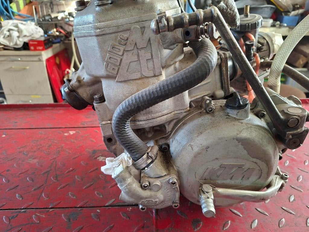 KTM 500 2 tact motor, Motoren, Ophalen, Gebruikt