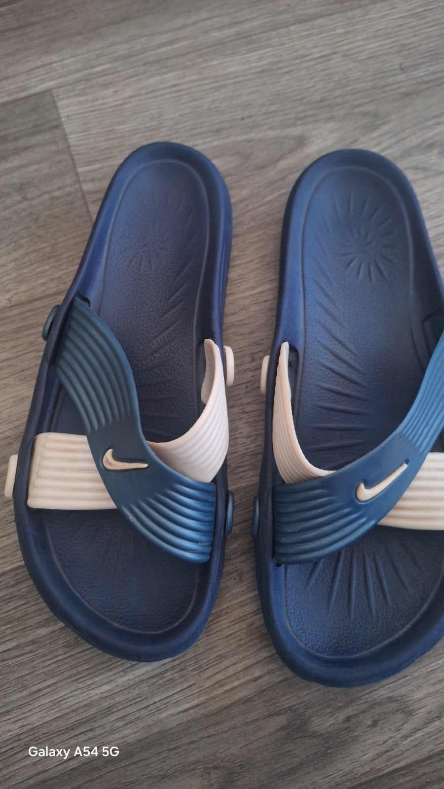 Nike Getasandal blauw maat 40, Ophalen of Verzenden, Blauw