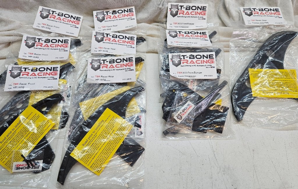 T-Bone TBR bumpers voor HPI WR8 en Traxxas, Nieuw, Onderdeel, Overige schalen, Overige typen