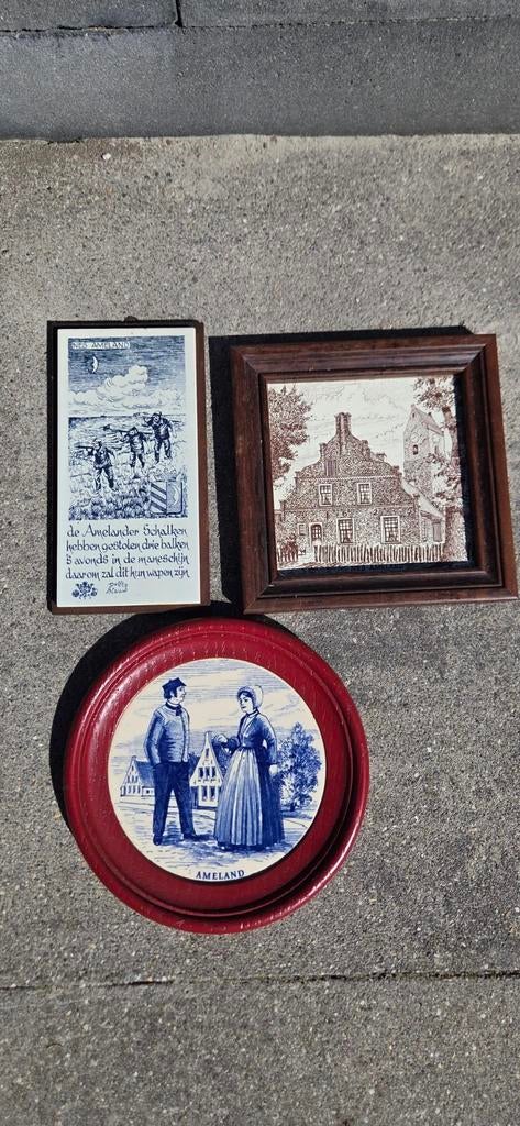 Schilderijtjes tegeltjes Ameland, Antiek en Kunst, Ophalen