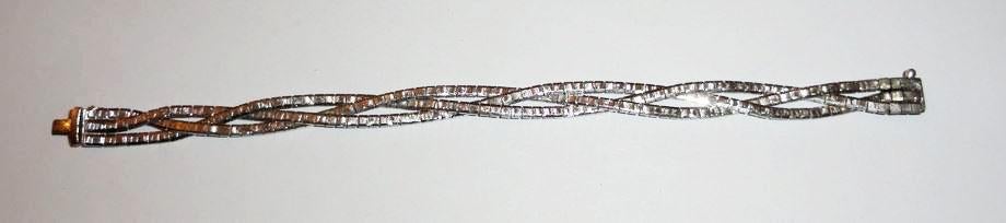 Armband Zilver 835 Wave Golven zilvernikkel, Verzenden, Zo goed als nieuw, Zilver, Zilver