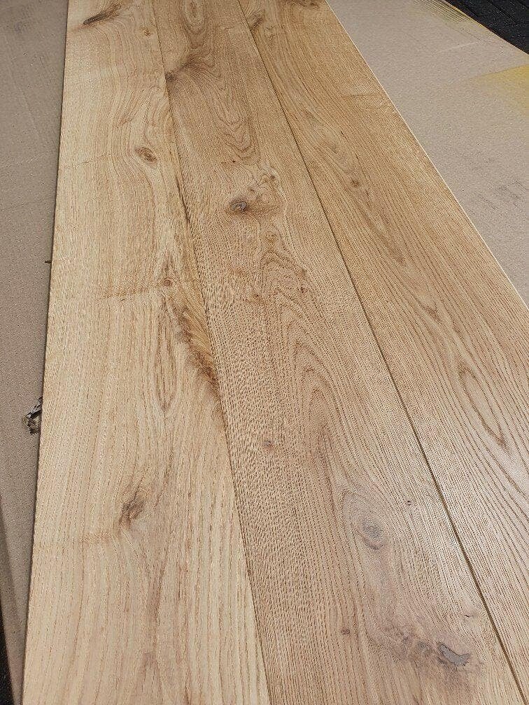 NIEUW RESTPARKET; 56,3 M2 EIKEN MULTITOP,  KLEURLOOS GEOLIED, Ophalen, Nieuw, 75 m² of meer, Parket