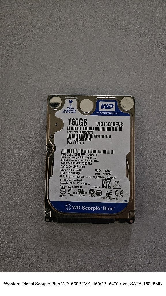 Vintage 2.5" harddisk drives (PATA/SATA HDD), Ophalen of Verzenden