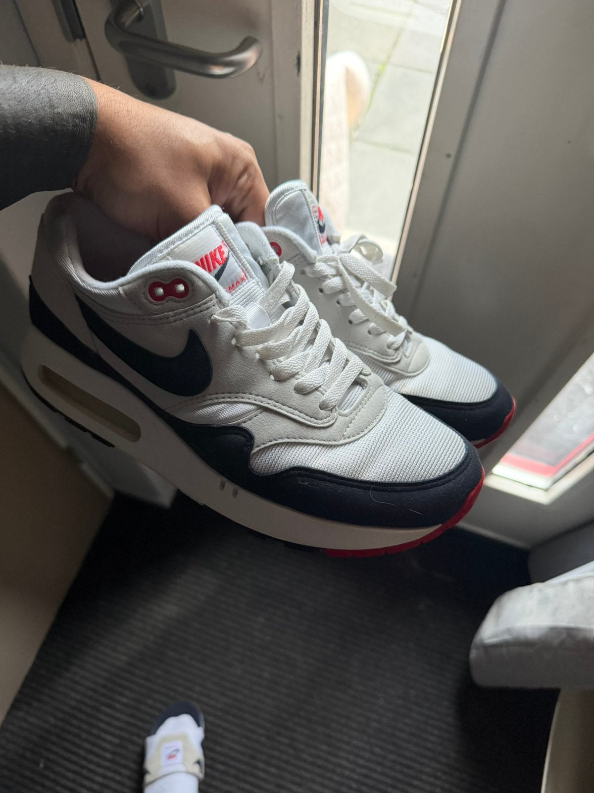 Air max 1, Kleding | Heren, Schoenen, Ophalen, Overige kleuren, Sneakers of Gympen, Gedragen