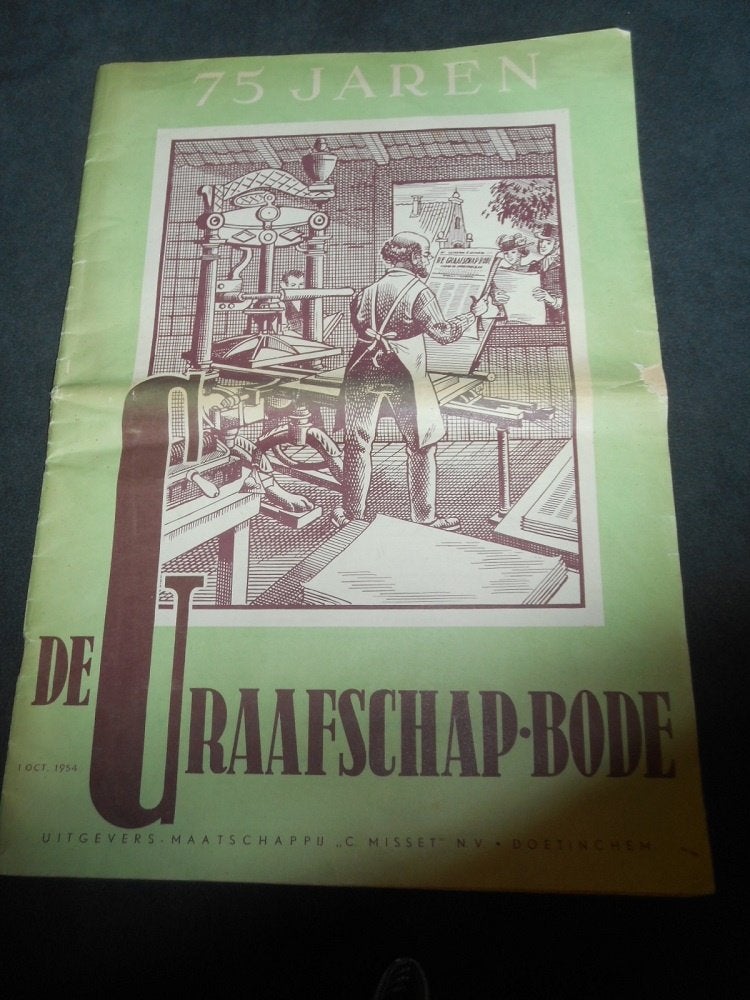krant jubileumnummer de Graafschapbode 75 jaar, Ophalen of Verzenden, 1940 tot 1960, Nederland, Krant