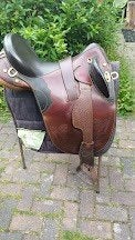 Australisch stockzadel 18 inch met echte schapenvachten, Dieren en Toebehoren, Paarden en Pony's | Zadels, Ophalen, Gebruikt, Recreatie