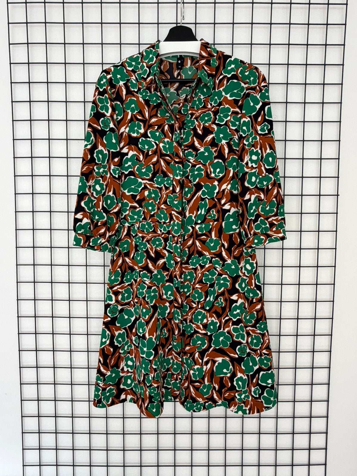 Shoeby Eksept zomerjurk met bloemenprint maat M groen, Kleding | Dames, Jurken, Nieuw, Maat 38/40 (M), Groen, Boven de knie, Ophalen of Verzenden