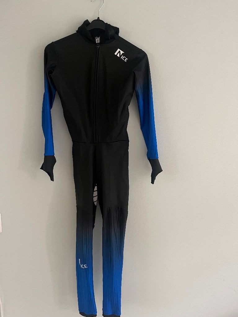 Rubber schaatspak NICE (maat M), Zwart, Overige typen, Overige maten, Ophalen of Verzenden