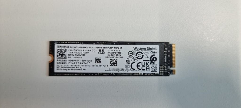 1TB Western Digital NVMe SSD M.2, Computers en Software, Harde schijven, Intern, SSD, 1024 GB, Ophalen of Verzenden