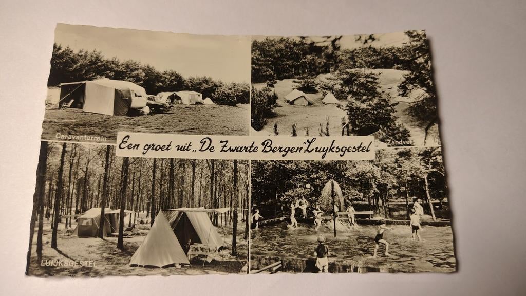 Luyksgestel Een groet uit "De Zwarte Bergen", Ophalen of Verzenden, Voor 1920, Noord-Holland