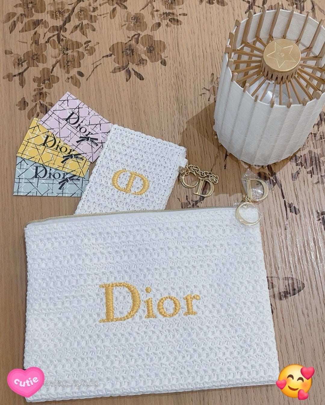 Dior Beauty Exclusieve  Pouch, Ophalen of Verzenden, Nieuw, Wit