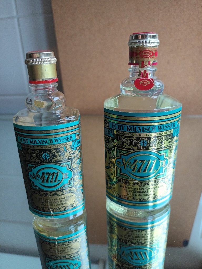 4711 Eau de Cologne, Ophalen of Verzenden, Zo goed als nieuw, Miniatuur, Gevuld