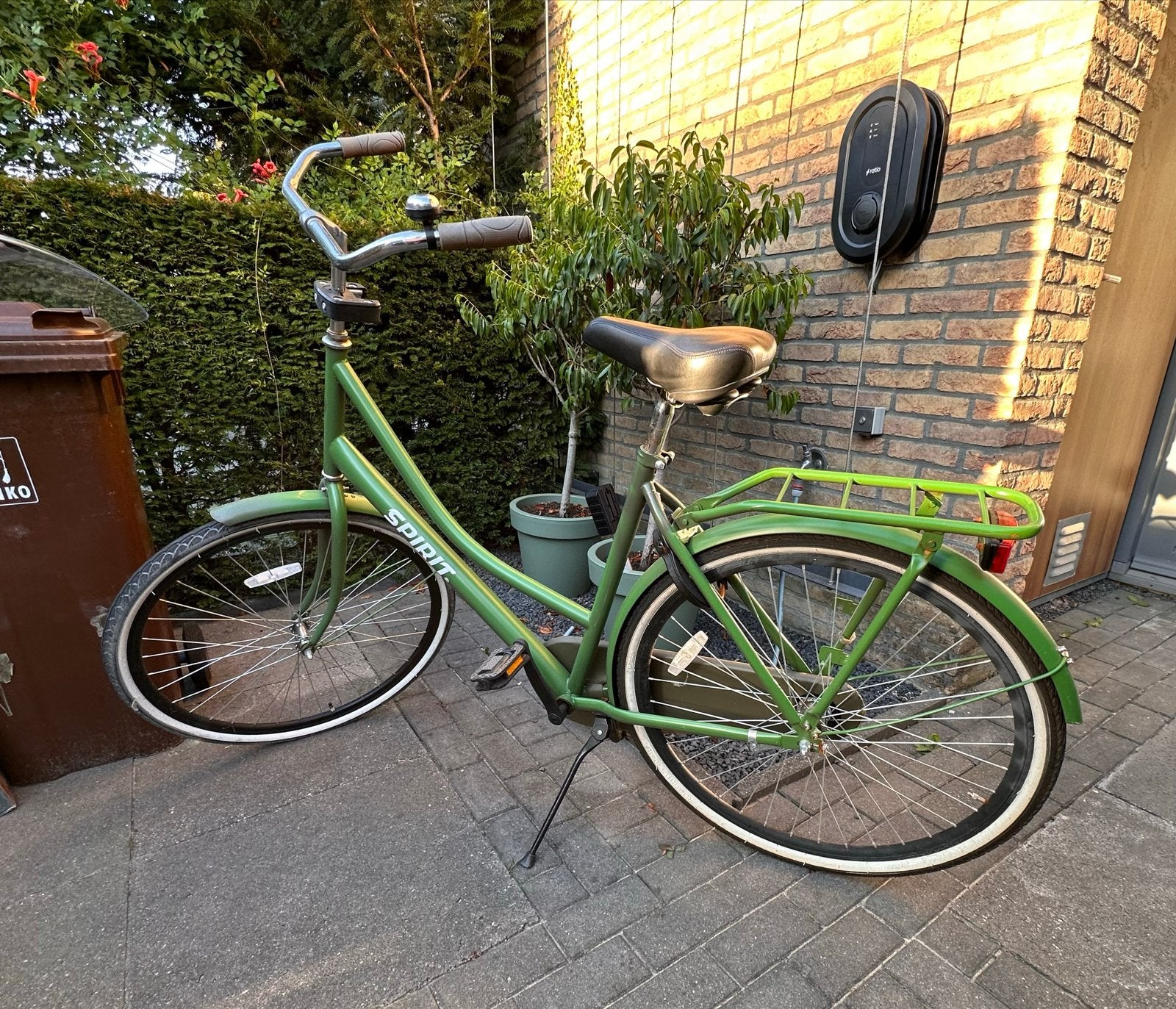 Spirit fiets, groen, in goede staat, terugtraprem, Ophalen, Gebruikt, Terugtraprem, Overige merken