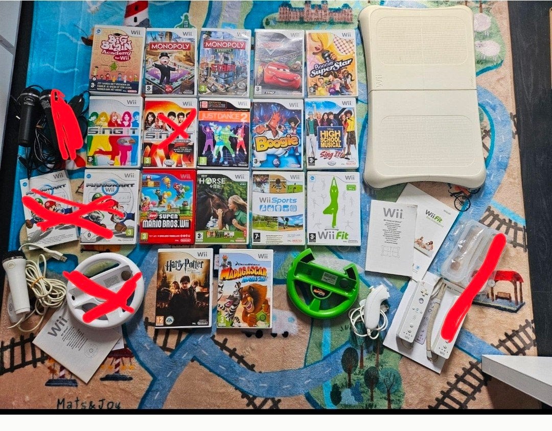 Wii spellen en accessoires, 3 spelers of meer, Ophalen of Verzenden, Gebruikt, Vanaf 3 jaar