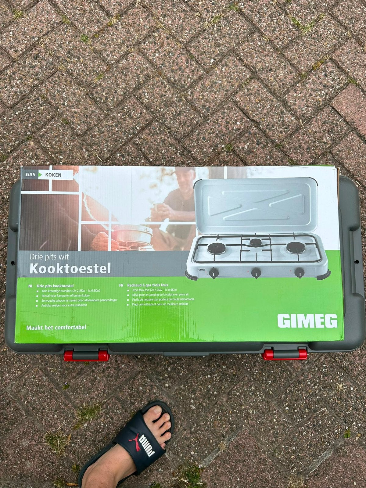 Camping kooktoestel, Caravans en Kamperen, Ophalen, Zo goed als nieuw