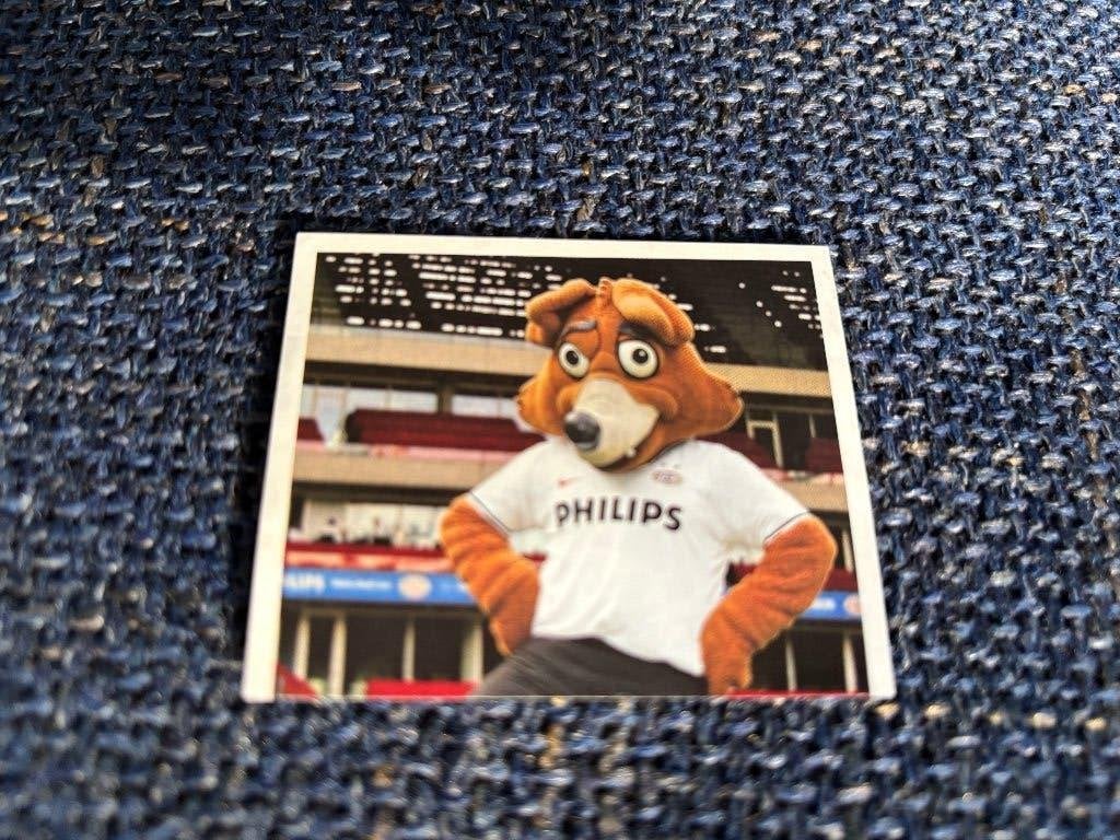 Panini PSV sticker nummer 102 Foxy wit shirt Philips psv, Ophalen, Zo goed als nieuw, Sport