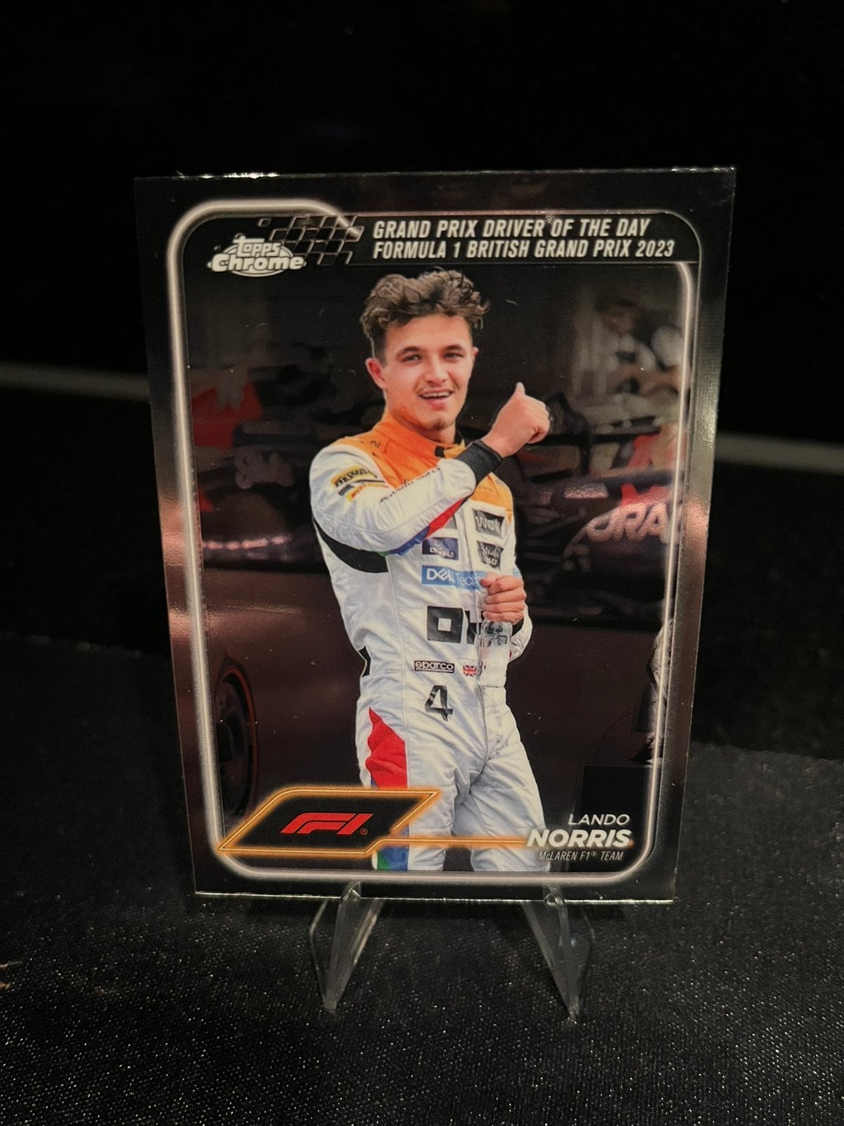 Topps Chrome F1 Lando Norris British GP 2023, Ophalen of Verzenden, Zo goed als nieuw, Plaatje