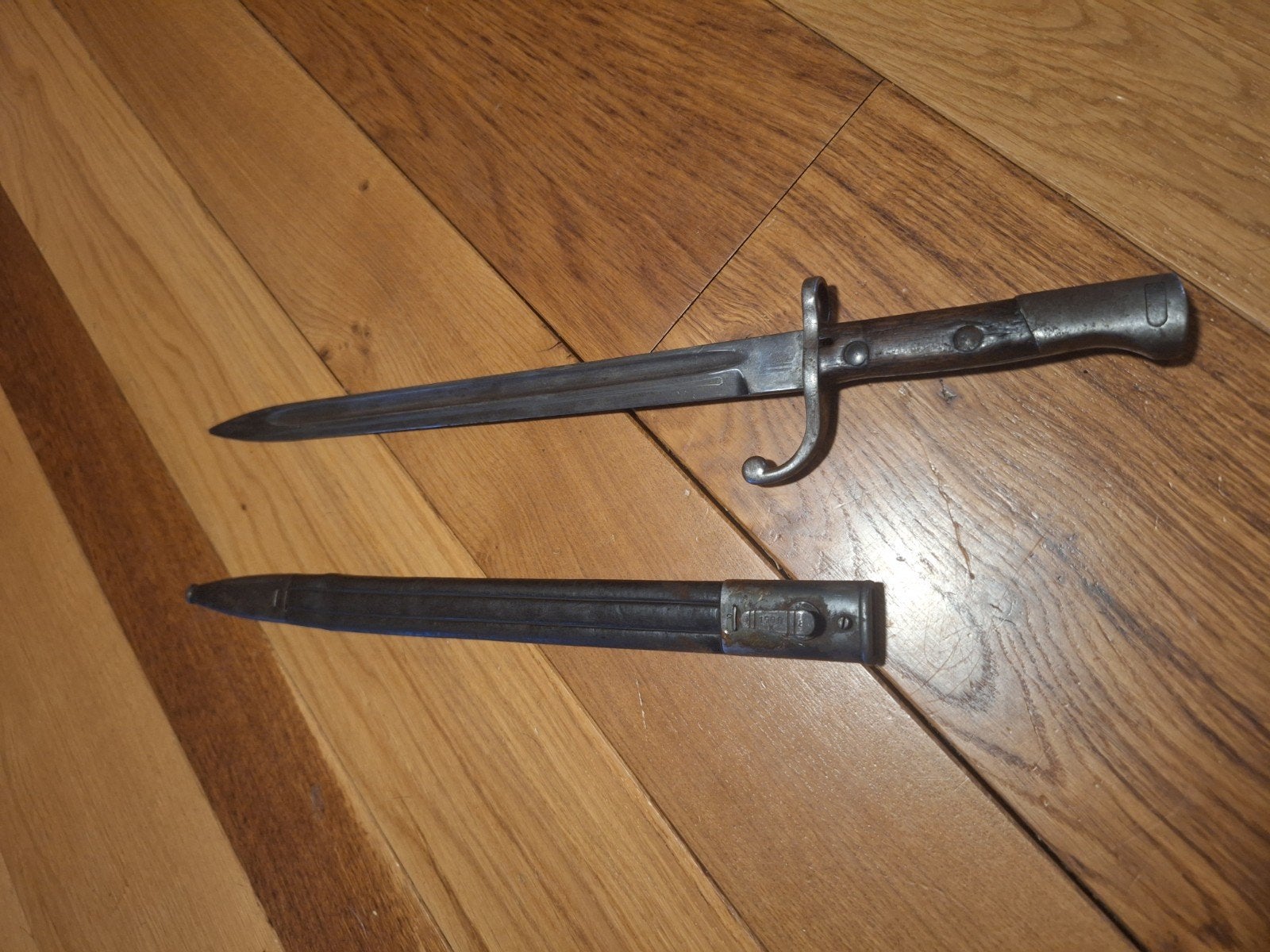 Belgische Mauser Model 1889 bajonet, Verzamelen, Ophalen of Verzenden