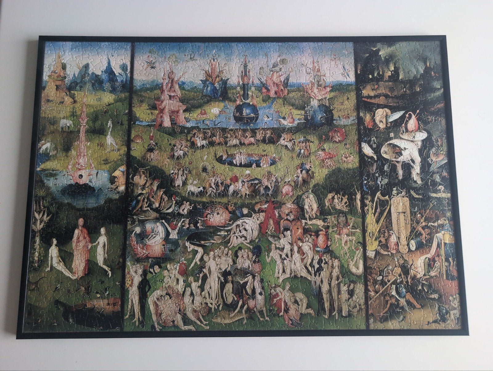 Legpuzzel: De Tuin der Lusten van Jeroen Bosch, Ophalen, Meer dan 1500 stukjes, Zo goed als nieuw, Legpuzzel