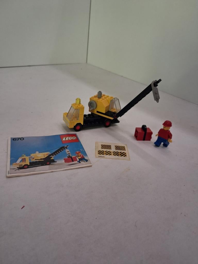 Lego 670 mobile crane, Gebruikt, Lego, Ophalen of Verzenden, LEGOLAND