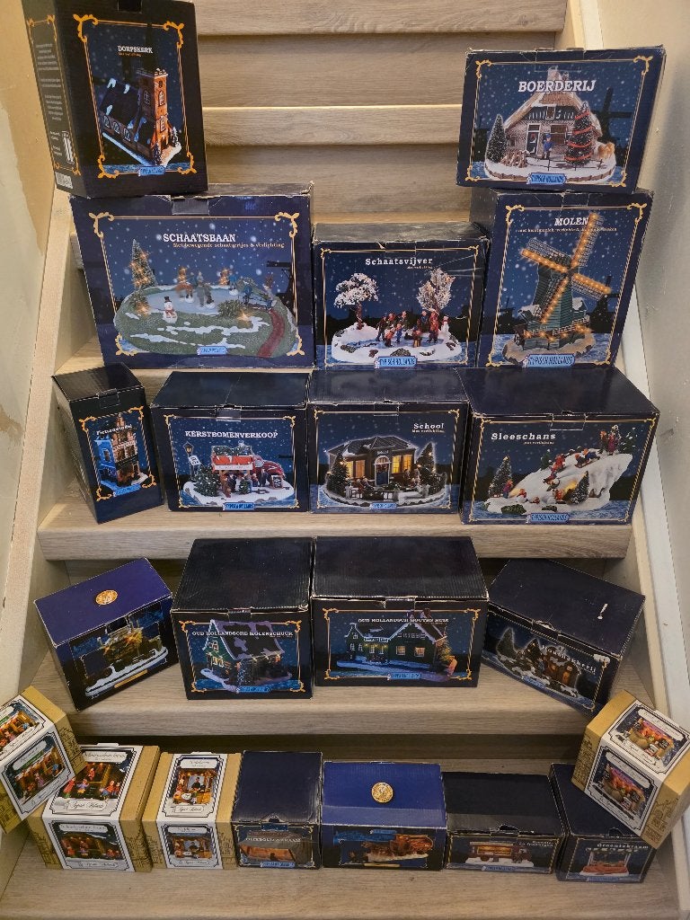 Kerstdorp Typisch Hollands, Ophalen of Verzenden, Gebruikt