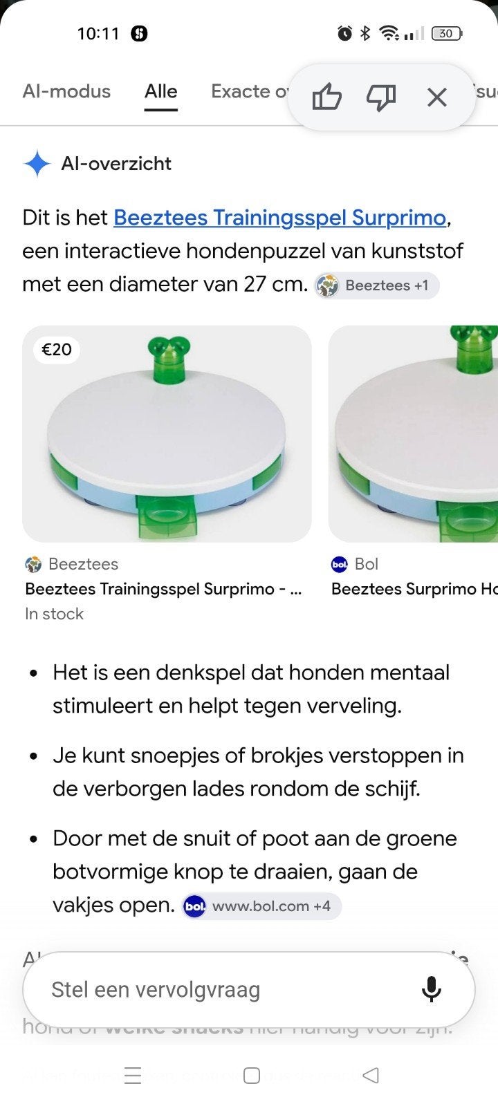 leuke honden puzzel ruilen...merk Beestees, Ophalen, Gebruikt