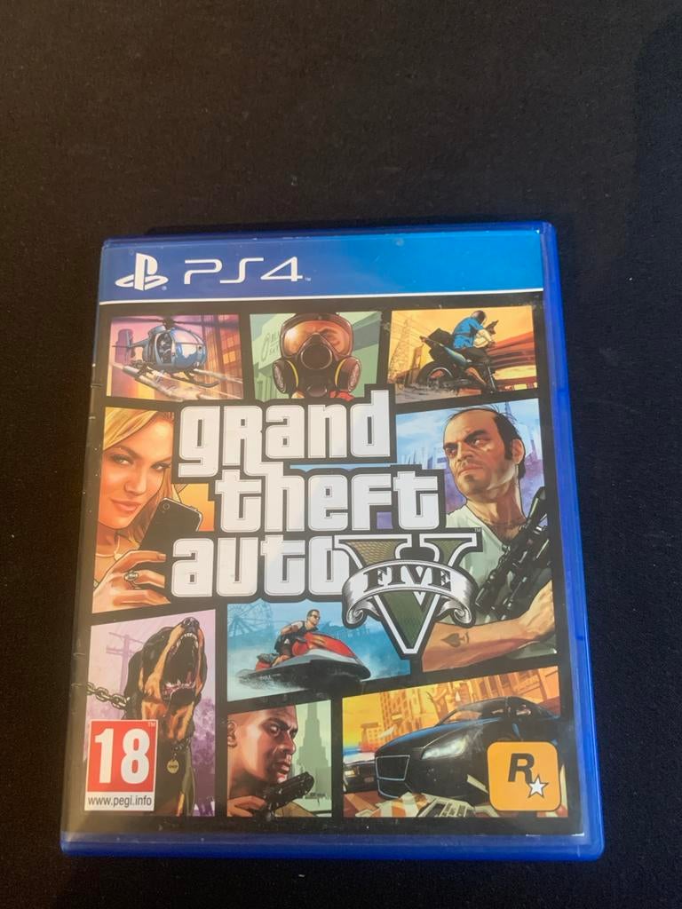 Grand Theft Auto V (GTA 5) PS4 - Zo goed als nieuw, Spelcomputers en Games, Games | Sony PlayStation 4, Avontuur en Actie, Online