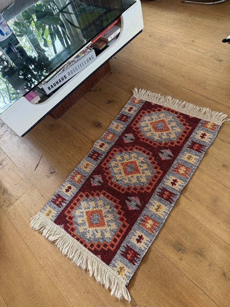 deurmat of lopertje Azteken in retro kleuren, Native American, Aztec, Nieuw, Geel, Rechthoekig