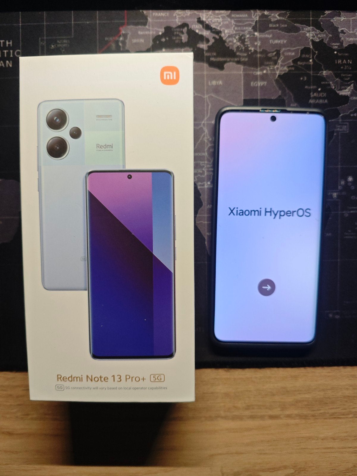 Xiaomi Redmi NOTE 13 Pro+ 5G 512GB/12GB Zwart + Hoesje, Ophalen, Overige modellen, Zo goed als nieuw, Zonder simlock