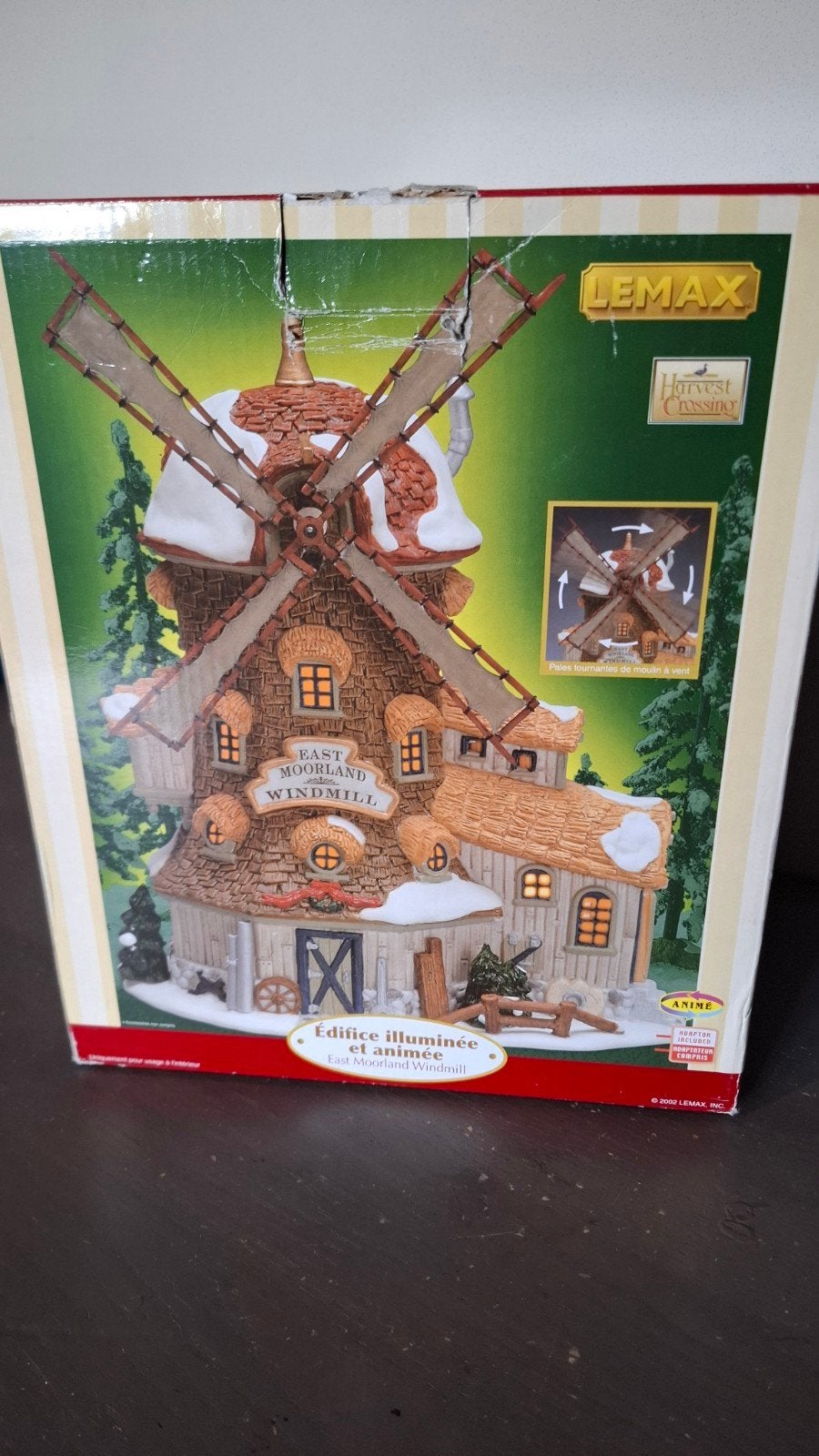 Lemax East Moorland Windmill molen retired kerstdorp kerst, Diversen, Ophalen of Verzenden