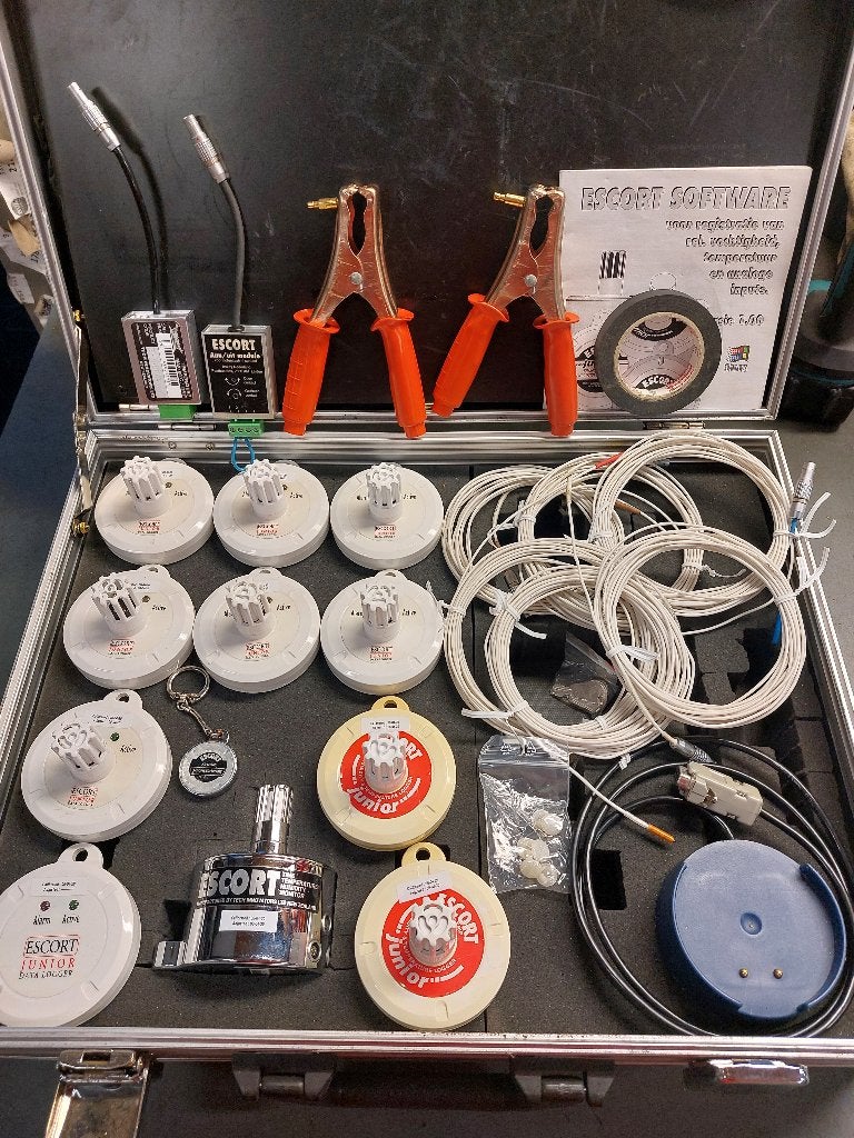 10x escort junior data loggers ej-hs-b-8, Gebruikt, ., Ophalen of Verzenden, .